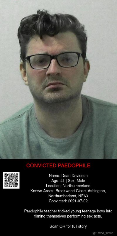 Dean Davidson 41 from #Northumberland - 02/07/21