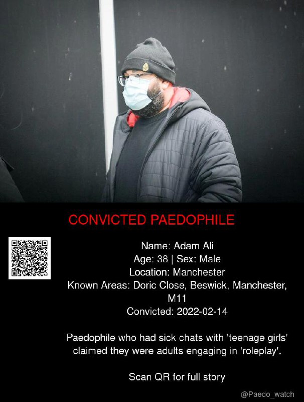Adam Ali 38 from #Manchester - 14/02/22