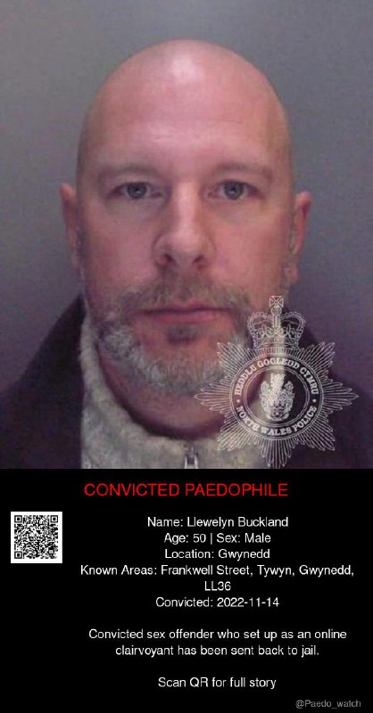 Llewelyn Buckland 50 from #Gwynedd - 14/11/22