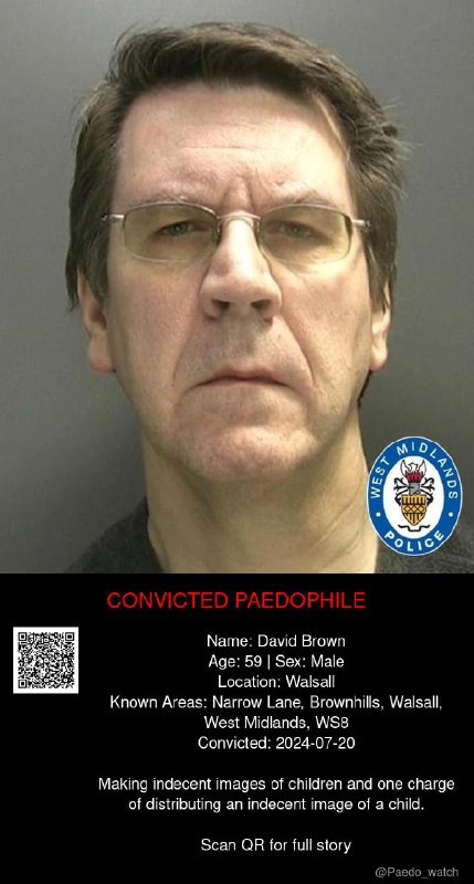 David Brown 59 from #Walsall - 20/07/24