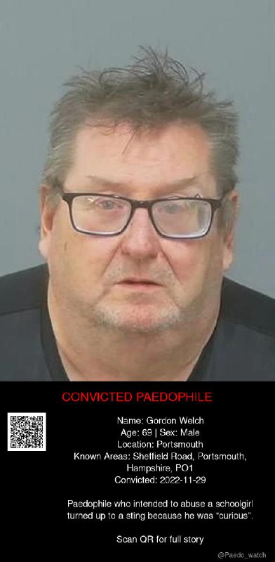 Gordon Welch 69 from #Portsmouth - 29/11/22