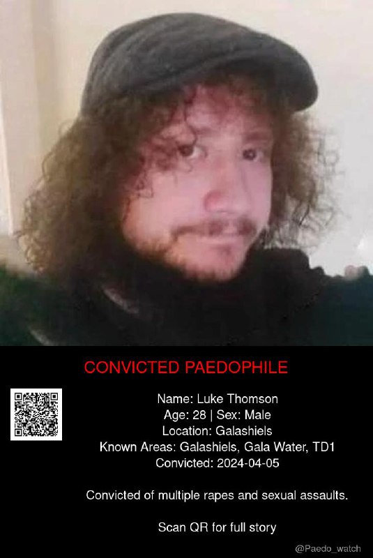 Luke Thomson 28 from #Galashiels - 05/04/24