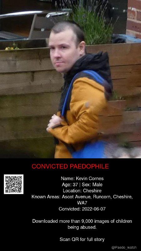 Kevin Cornes 37 from #Cheshire - 07/06/22