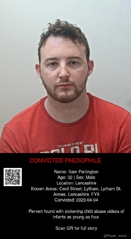 Sam Partington 32 from #Lancashire - 04/04/23