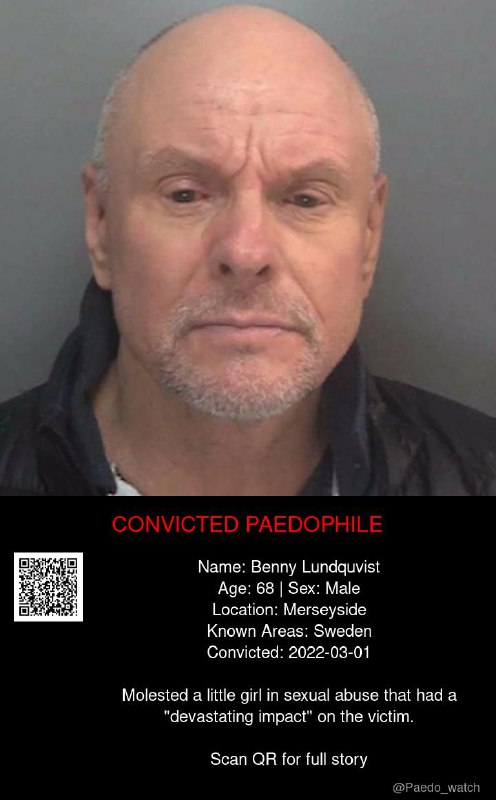 Benny Lundquvist 68 from #Merseyside - 01/03/22