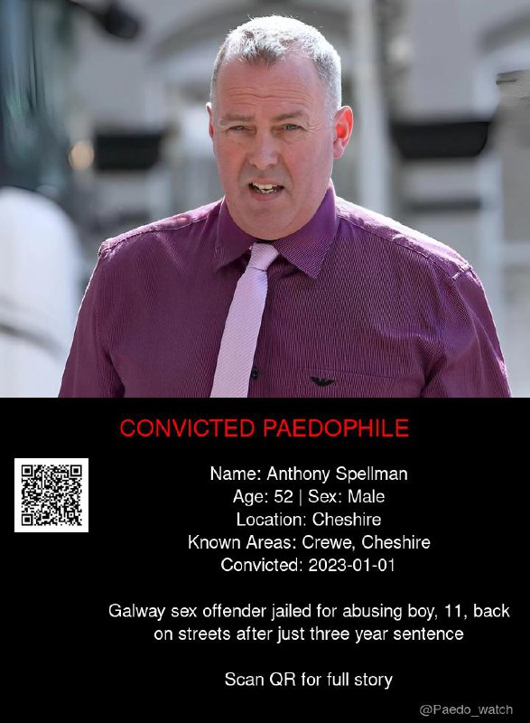 Anthony Spellman 52 from #Cheshire - 01/01/23