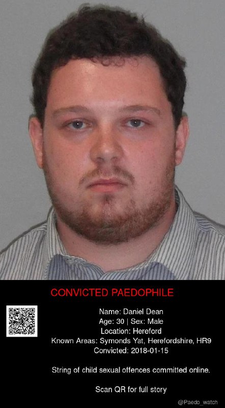 Daniel Dean 30 from #Hereford - 15/01/18