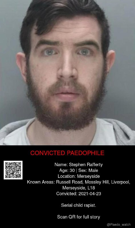 Stephen Rafferty 30 from #Merseyside - 23/04/21