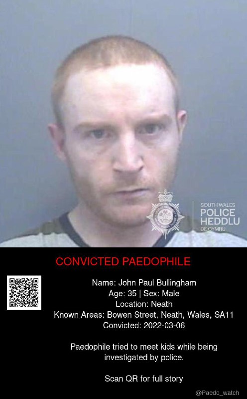 John Paul Bullingham 35 from #Neath - 06/03/22