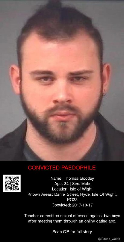 Thomas Goodey 34 from #Isle of Wight - 17/10/17