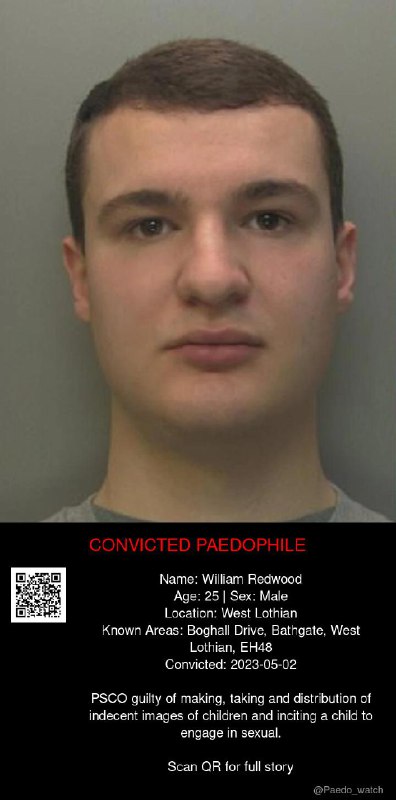 William Redwood 25 from #West Lothian - 02/05/23