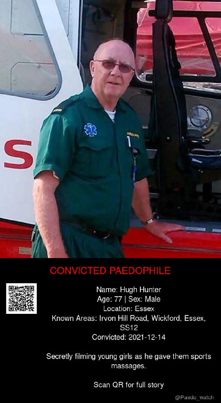 Hugh Hunter 77 from #Essex - 14/12/21