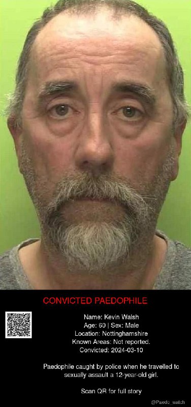 Kevin Walsh 60 from #Nottinghamshire - 10/03/24