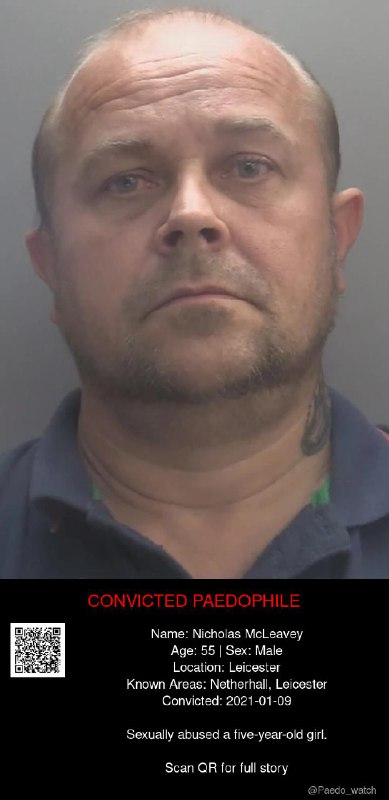 Nicholas McLeavey 55 from #Leicester - 09/01/21