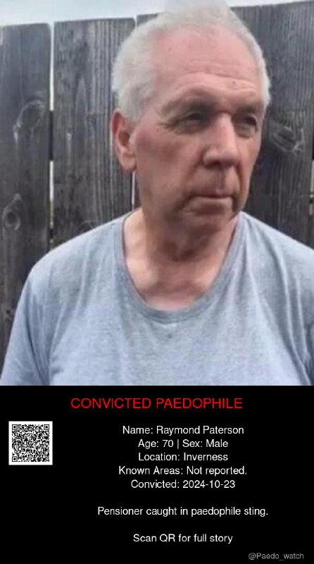 Raymond Paterson 70 from #Inverness - 23/10/24