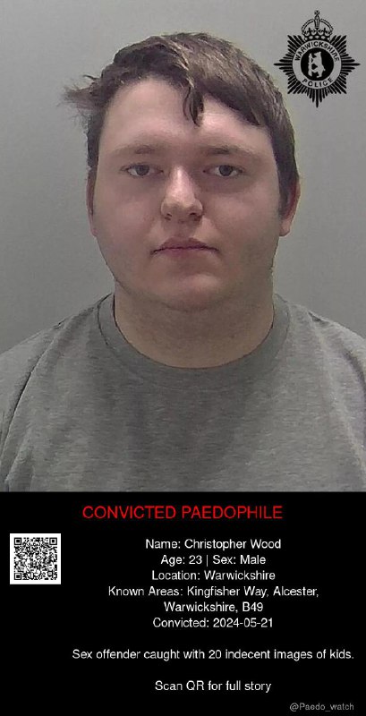 Christopher Wood 23 from #Warwickshire - 21/05/24